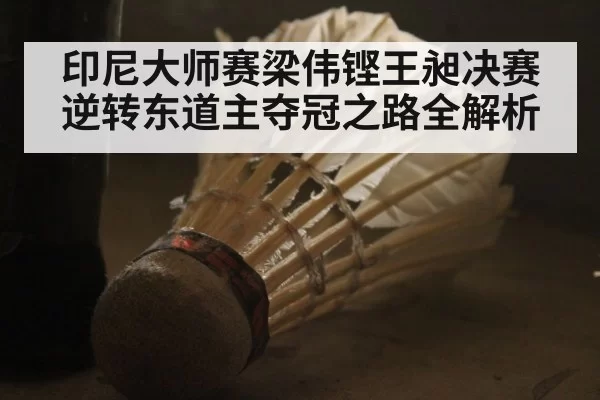 印尼大师赛梁伟铿王昶决赛逆转东道主夺冠之路全解析
